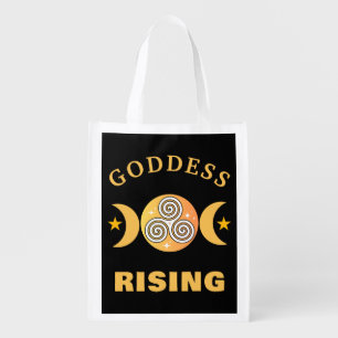 Goddess Rising Golden-Yellow Tote Bag