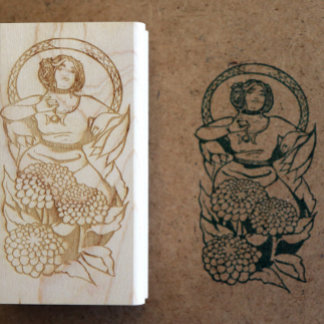 Goddess Rubber Stamp