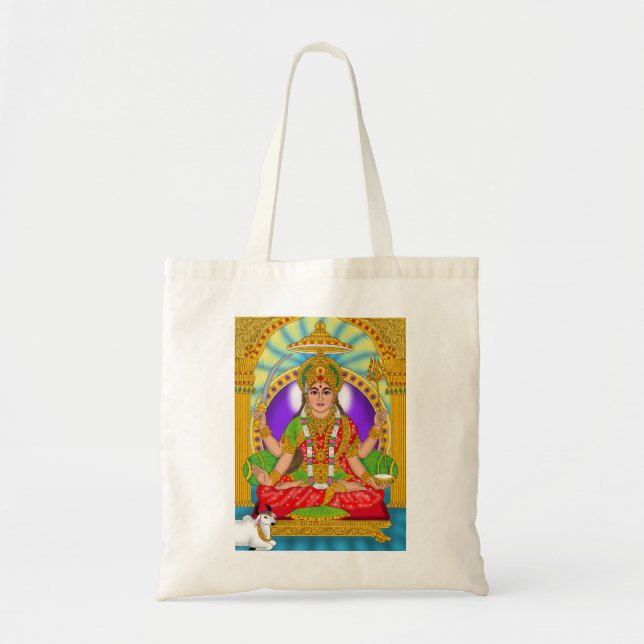 Goddess Santoshi Tote Bag (Front)
