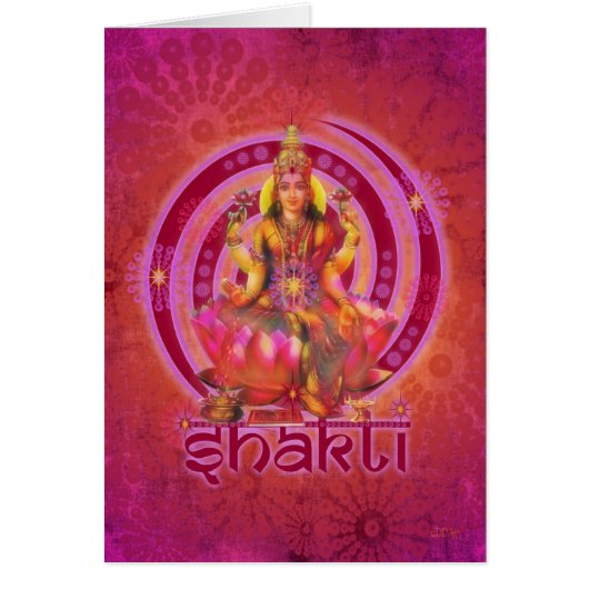 Goddess SHAKTI / LAKSHMI Cards (Front)