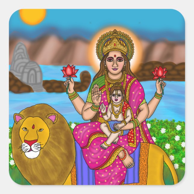Goddess Skandamata Stickers (Front)