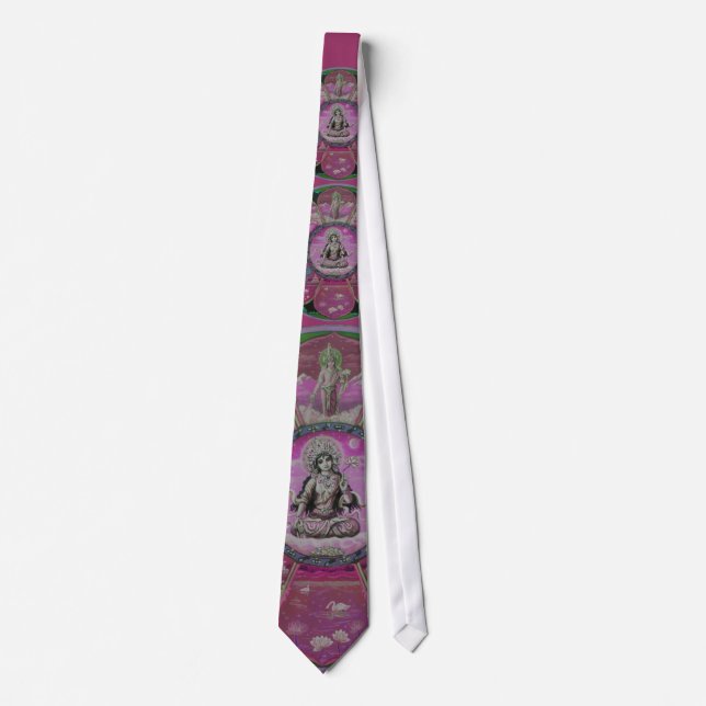 Goddess Tara Mandala Neck Tie (Front)