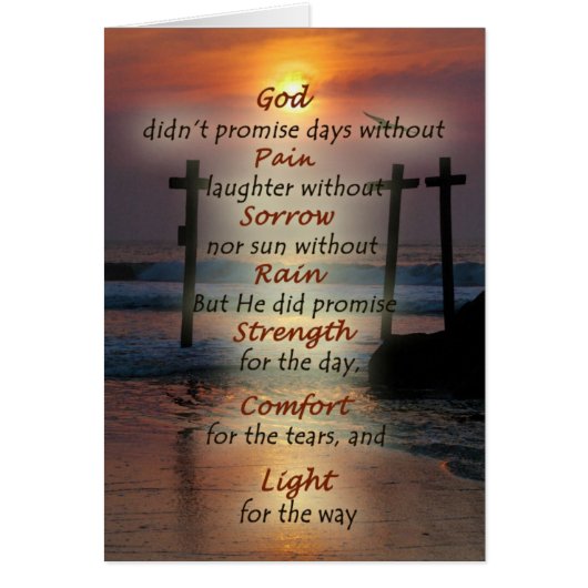 GoddidntpromisedaysZazzle Cards (Front)