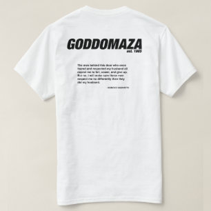 GODDOMAZA CLASSIC HEAD WITH MOMOKO QUOTE T-Shirt