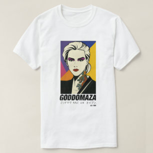 GODDOMAZA EAST. 1985 COLORED MEN WHITE TEE