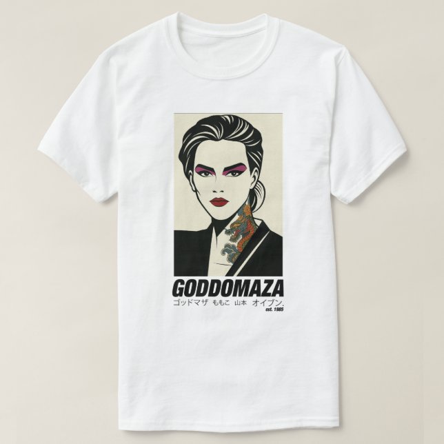 GODDOMAZA EAST 1985 PT. 2 MEN WHITE TEE (Design Front)