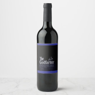 Godfarter wine bottle label