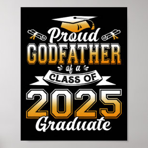 Godfather 2025 Graduation Proud Godfather Cl Of 20 Poster