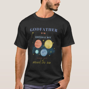 Godfather 3rd Birthday Third Trip Around The Sun S T-Shirt
