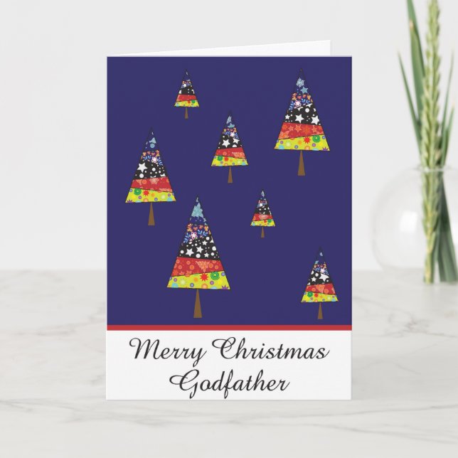 godfather christmas greeting card (Front)