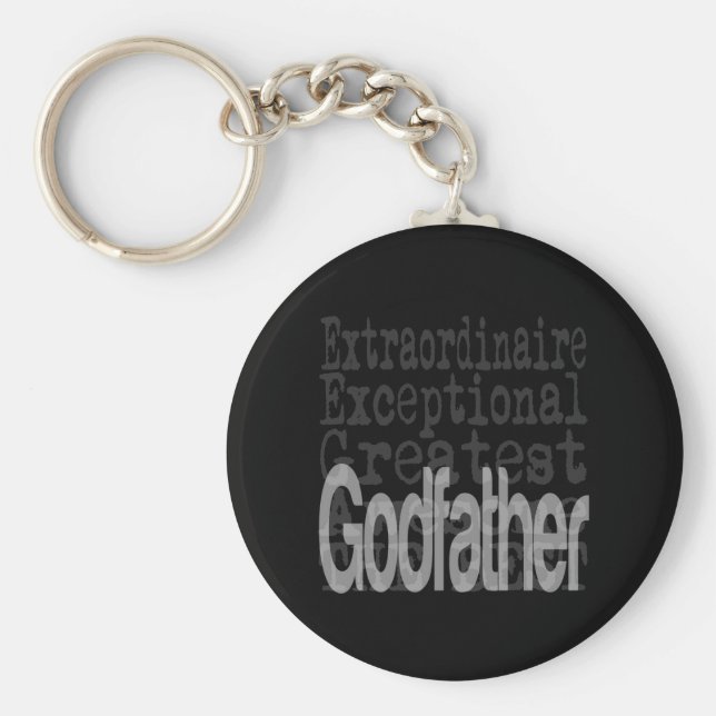 Godfather Extraordinaire Keychain (Front)