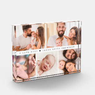 Godfather gift I love you photo collage 