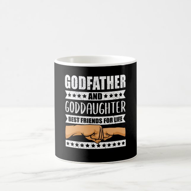Godfather Goddaughter Godchild and Godfather Gift Coffee Mug (Center)