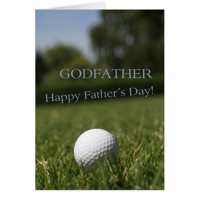 Godfather  Happy Father's Day Cards (Front)