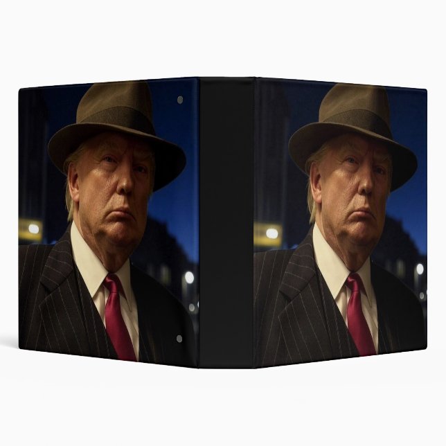 Godfather of America Don J. Trump  3 Ring Binder (Background)