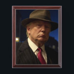Godfather of America Don J. Trump  Award Plaque<br><div class="desc">The Godfather of America: The Don Trump - In a twisted version of America, where democracy had long since been traded for iron-fisted rule, one man stood above all others—a figure whose name was whispered with a mix of fear, reverence, and awe. He was not just a ruler; he was...</div>
