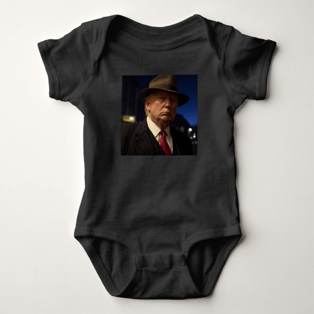 Godfather of America Don J. Trump  Baby Bodysuit (Front)