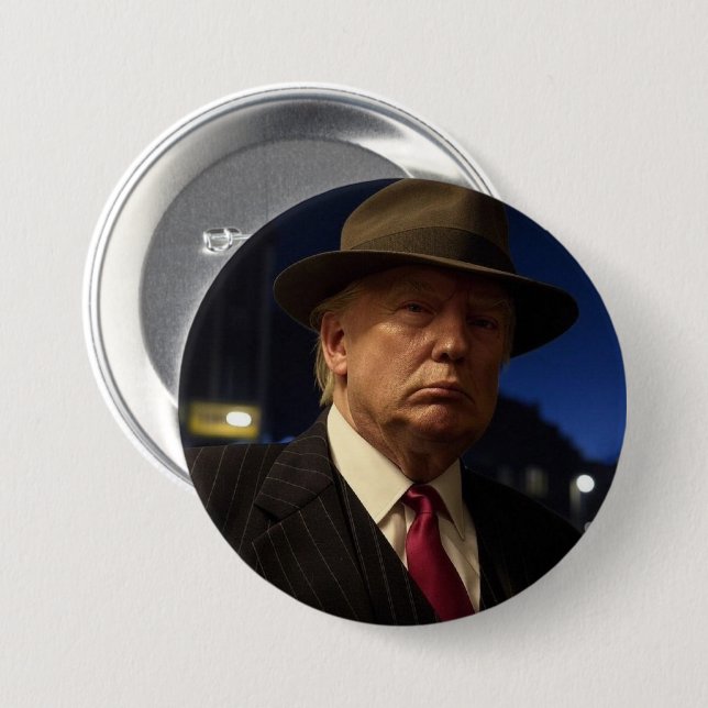Godfather of America Don J. Trump  Button (Front & Back)