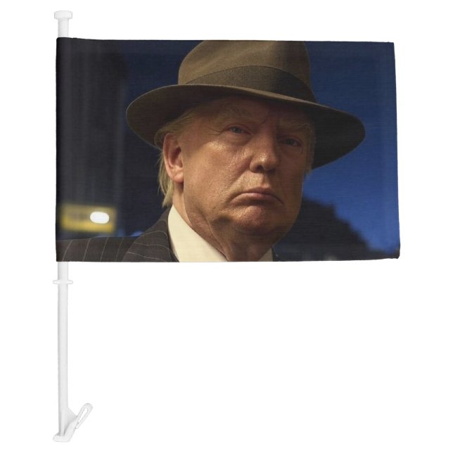 Godfather of America Don J. Trump  Car Flag (Front)