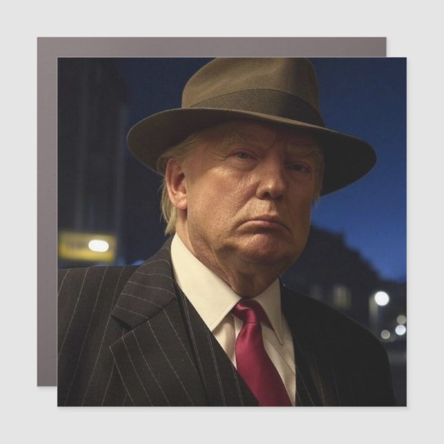 Godfather of America Don J. Trump  Car Magnet (Front)