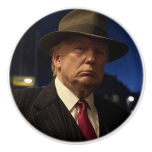 Godfather of America Don J. Trump  Ceramic Knob