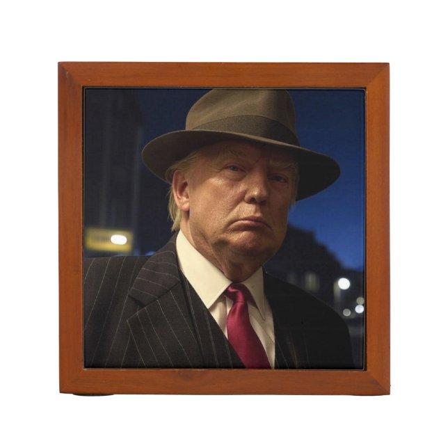Godfather of America Don J. Trump  Desk Organizer (Front)