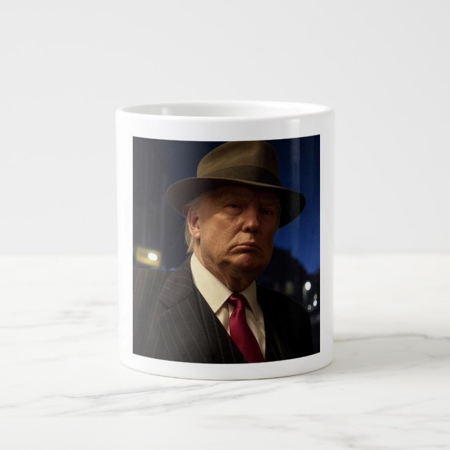 Godfather of America Don J. Trump  Giant Coffee Mug (Front)