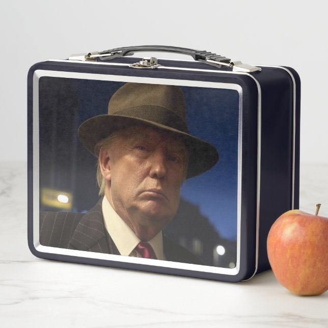 Godfather of America Don J. Trump  Metal Lunch Box (In Situ)