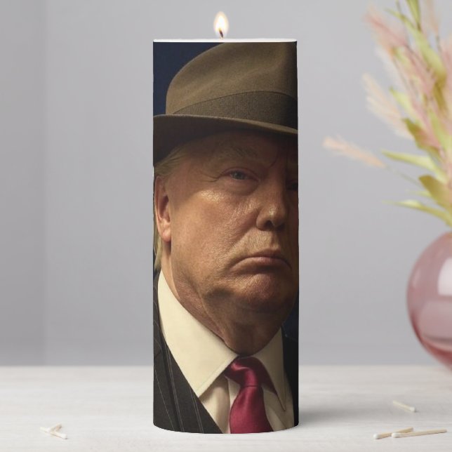 Godfather of America Don J. Trump  Pillar Candle (In Situ)