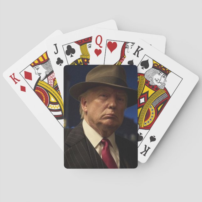 Godfather of America Don J. Trump  Poker Cards (Back)