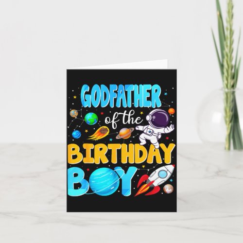 Godfather Of The Birthday Boy Space Astronaut 1st 
