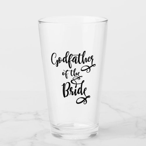 Godfather of the Bride Glass