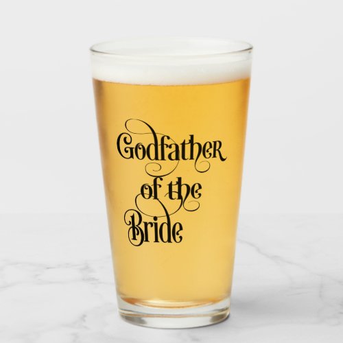 Godfather of the Bride Glass