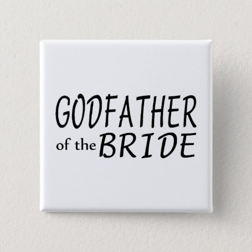 Godfather Of The Bride Pinback Button