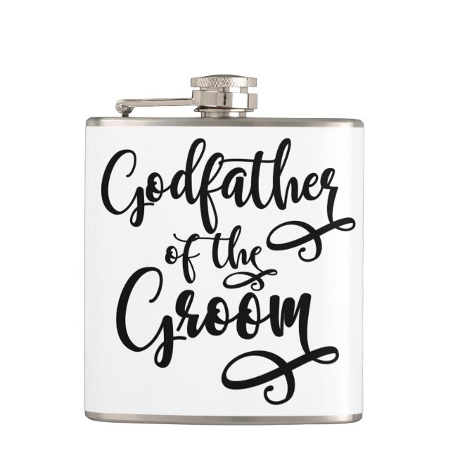 Godfather of the Groom Flask (Front)
