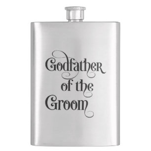 Godfather of the Groom Flask