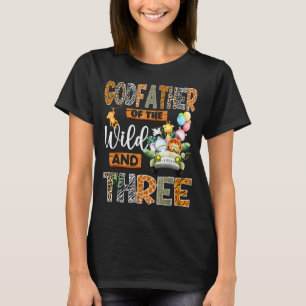 Godfather Of The Wild & Three 3rd Birthday Boy T-Shirt