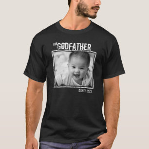 Godfather Personalized Photo and Name T-Shirt