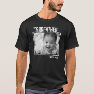 Godfather Personalized Photo and Name T-Shirt