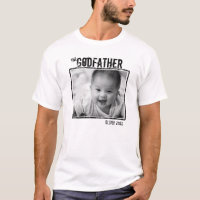 Godfather Personalized Photo and Name T-Shirt