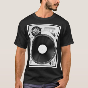 Godfather Turntables DJ  Vinyl Record Player Turnt T-Shirt
