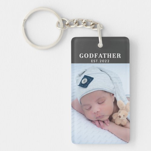 Godfather  Year Established Photo Keychain