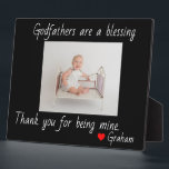 Godfathers baptized plaque<br><div class="desc">godparents</div>
