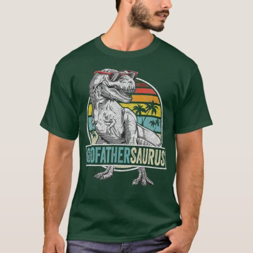 Godfathersaurus T Re Dinosaur Godfather Saurus T_Shirt