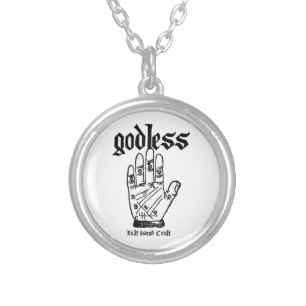 Godless Atheist Silver Plated Necklace