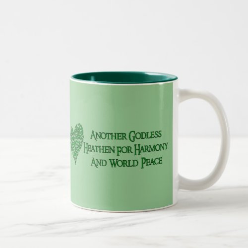 Godless For World Peace Two_Tone Coffee Mug