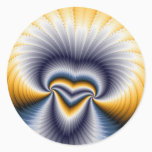 Godless - Fractal Classic Round Sticker