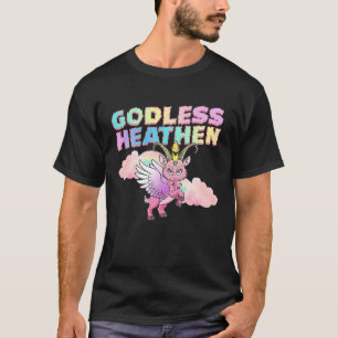 godless heathen baphomet apparel satanic apparel p T-Shirt