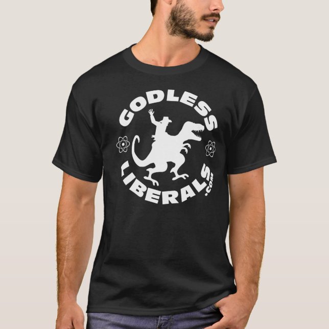 Godless Liberal Official Logo Men's Dark Shirt (Front)