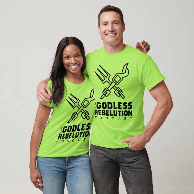 Godless Rebelution baseball shirt (Unisex)